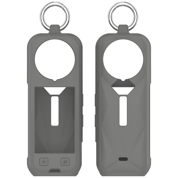 Insta360 X5 Silikonfodral: Fullständigt skydd & Linsskydd Grey Grey
