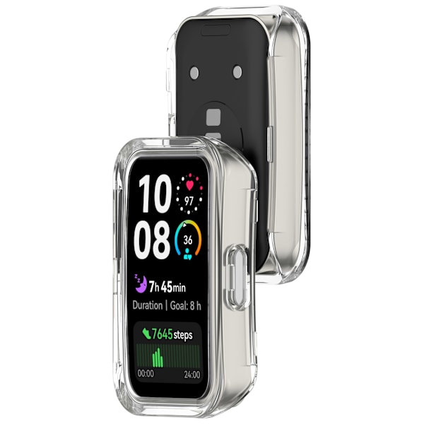 Skyddande PC-fodral för Huawei Band 10/9/8 Transparent