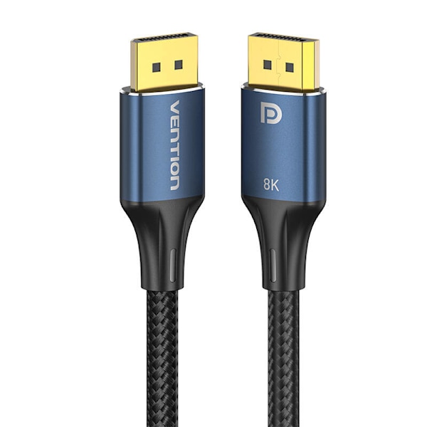 DisplayPort 1.4-kabelventilation HCELH 2m, 8K 60Hz/ 4K 120Hz (blå)