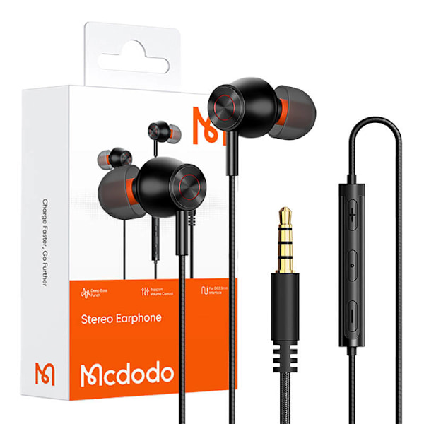 Kablede øretelefoner Mcdodo HP-3500 (sort)