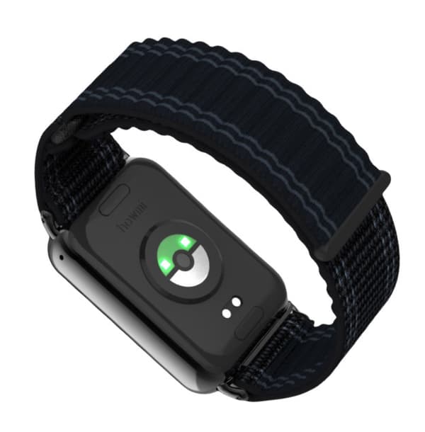 Nylon Wave Tank Kæde Loop Rem til Xiaomi Band 9/8 Pro Black Black