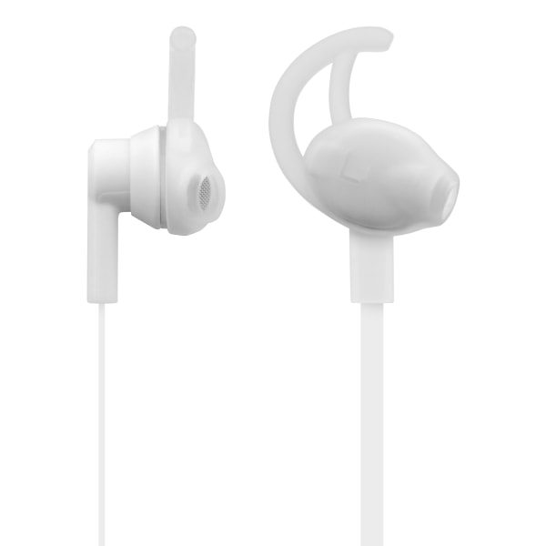 BT120 Stayinear BT headphones mic, control buttons white