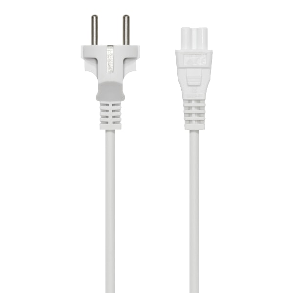 Earthed device cable, straight CEE 7/7 > IEC 60320 C5, 0.5m