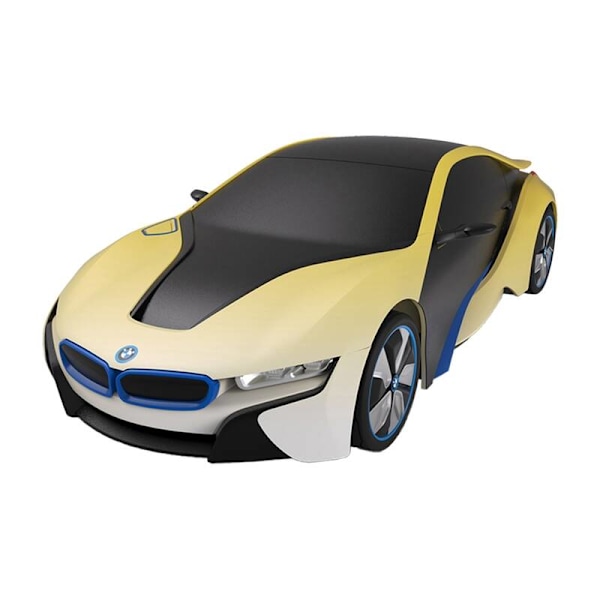 RASTAR R/C 1:24 BMW i8 kauko-ohjattu auto- UV-herkkä (valkoinen ja keltainen)