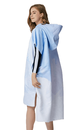 Snabbtorkande strandhandduk Tie dye blue Tie dye blue