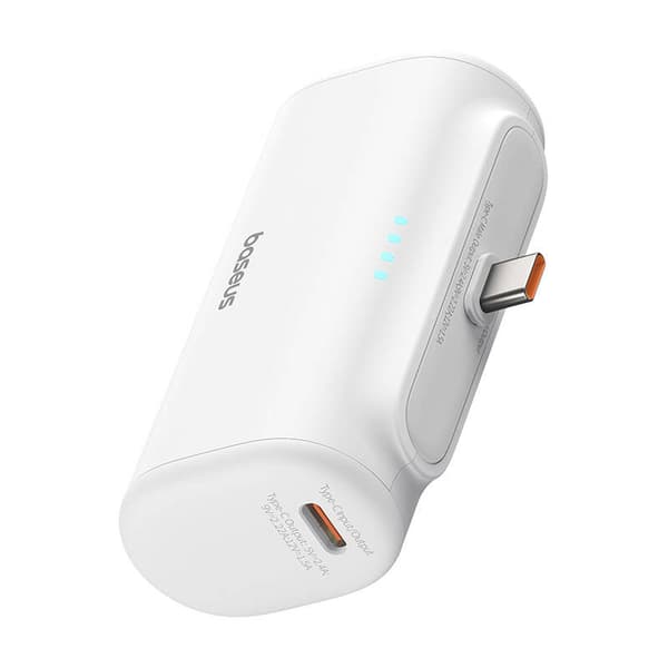 Powerbank Baseus Compact 5000mAh, 20W, USB-C (kaksi kertaa)