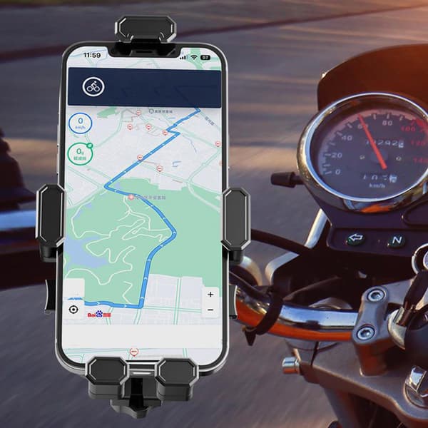 Mobiltelefonholder til motorcykel - Bakspæjlsmontering til sikker kørsel