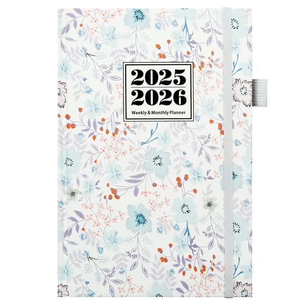 2025-2026 Veckoplanerare med Stegad Layout MultiColor MultiColor