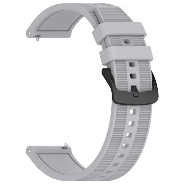 Silikone urrem 22mm til Huawei Watch GT4 Lysegrå