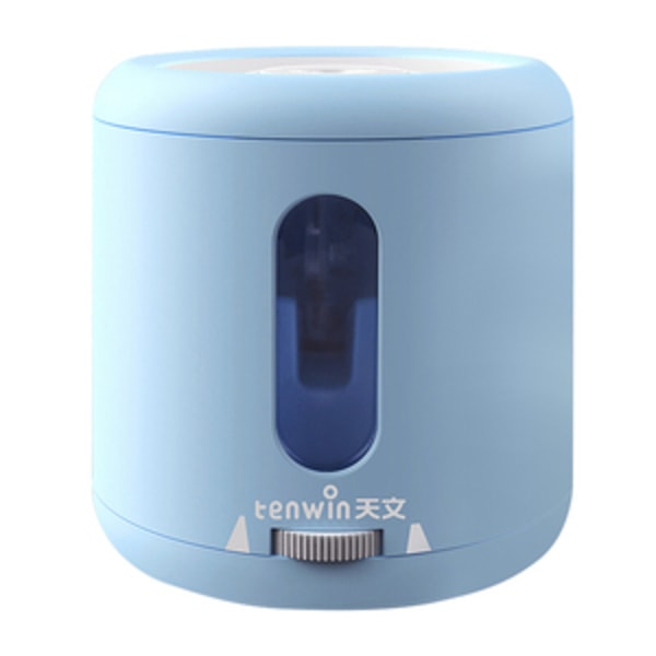 Tenwin 8035-3 batteri/USB elektrisk skärpa med behållare (blå)