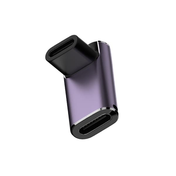 240W Monitoiminen USB-C-sovitin: Naaras-Naaras, 40Gbps, 8K-video, Violetti
