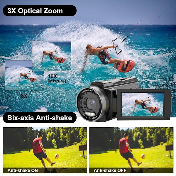INF Kompakt handhållen 5K DSLR videokamera HDV265K