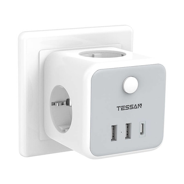 Tessan Vägguttag TS-301-DE-C