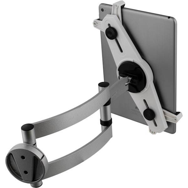 Wall bracket for tablet, rotatable 360, 3 joints, gray V2