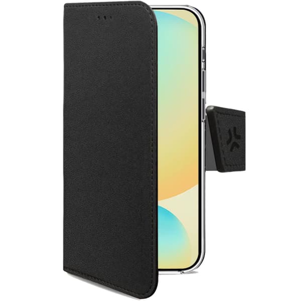 Wally Wallet Case Galaxy S24 FE Musta
