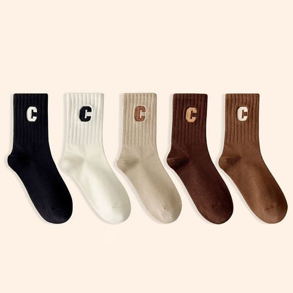 5 parin sukkasetti - C-logo - unisex