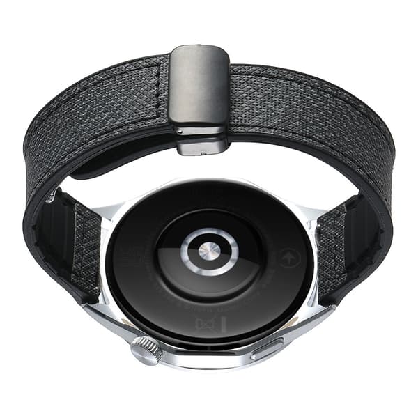 Sort denim stil 22 mm universal urrem til smartwatches