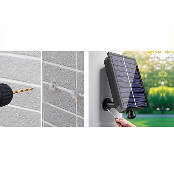Solcellsdrivna LED-slingor med Plastlampor, 7.6m, 1200mAh, Digital Display Solpanel