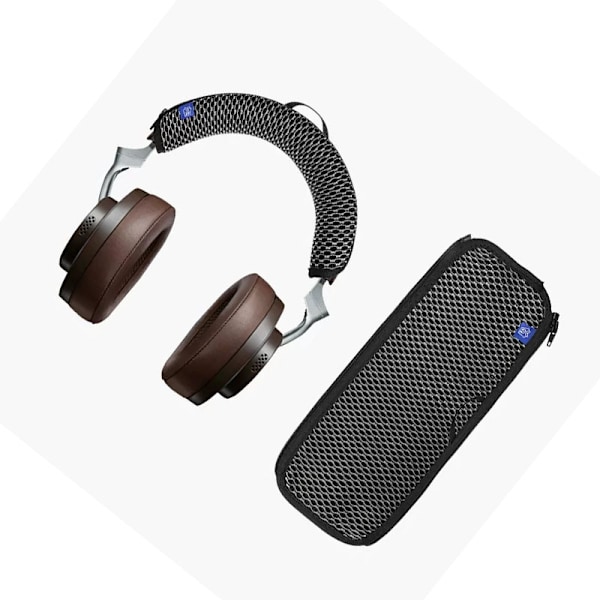 Mesh skyddsfodral för Shure AONIC50 hörlurar Svart + Vit