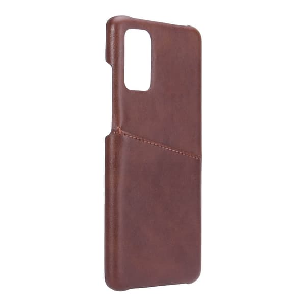 Samsung S20 Plus -puhelinkotelo, korttipaikka, ruskea
