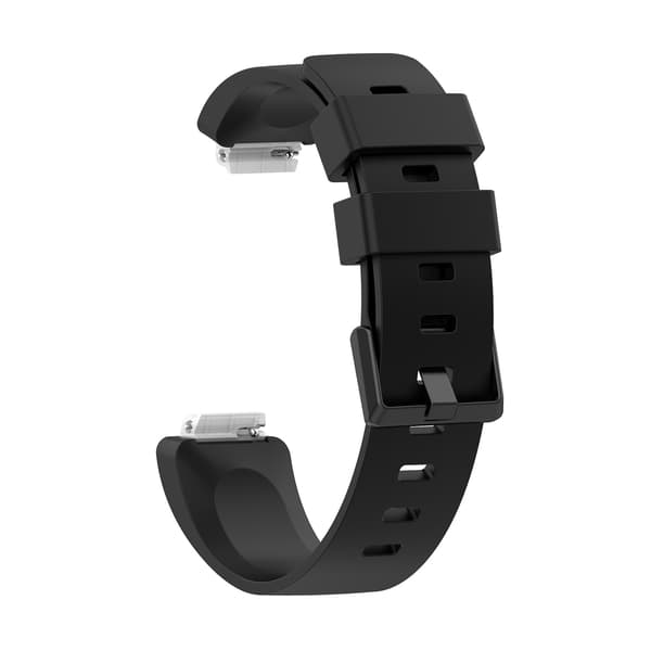 Premium silikone udskiftningsrem til Fitbit Inspire serien Black Black