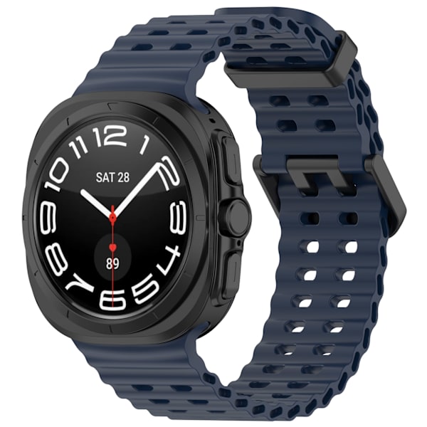 Klockarmband i Silikon för Samsung Watch Ultra 47mm Blå