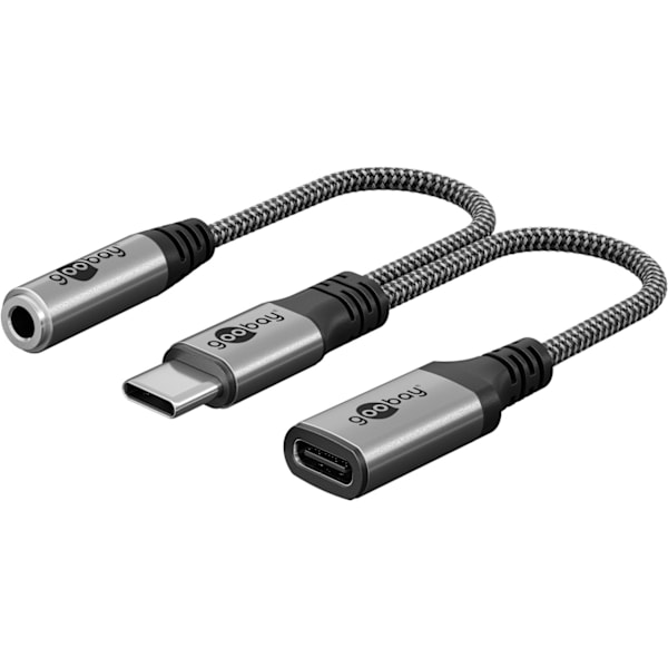 Adapter USB-C™ till USB-C™ och jack, 3,5 mm AUX