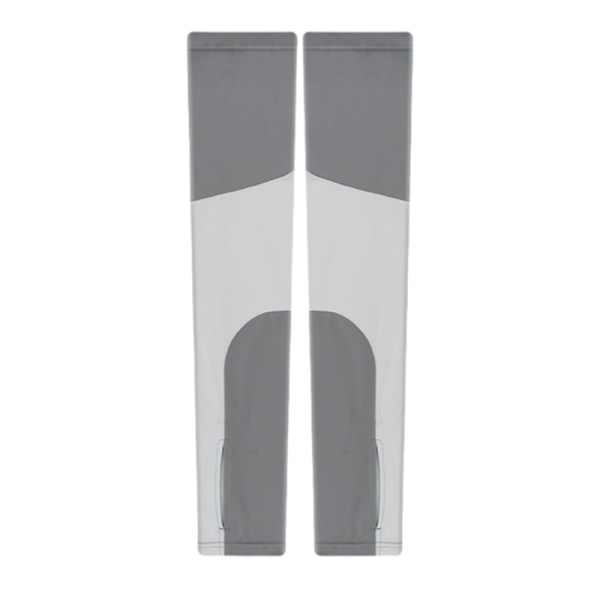 Patchwork Arm Sleeves til sommer solbeskyttelse Grey S Grey S