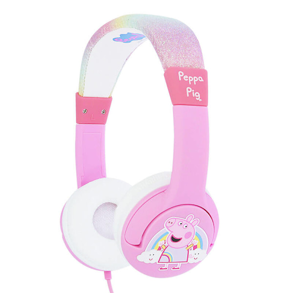 Kablede hovedtelefoner til børn OTL Peppa Pig Glitter (pink)