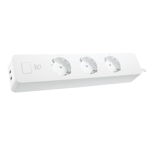 3 way outlet with 2 USB ports