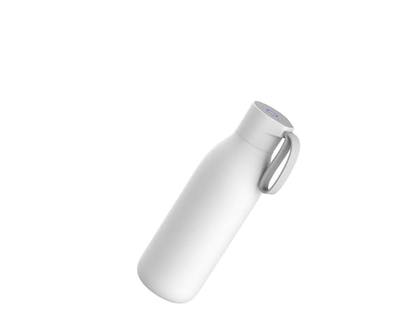 Älykäs vesipullo UV-steriloinnilla - 750ml White White