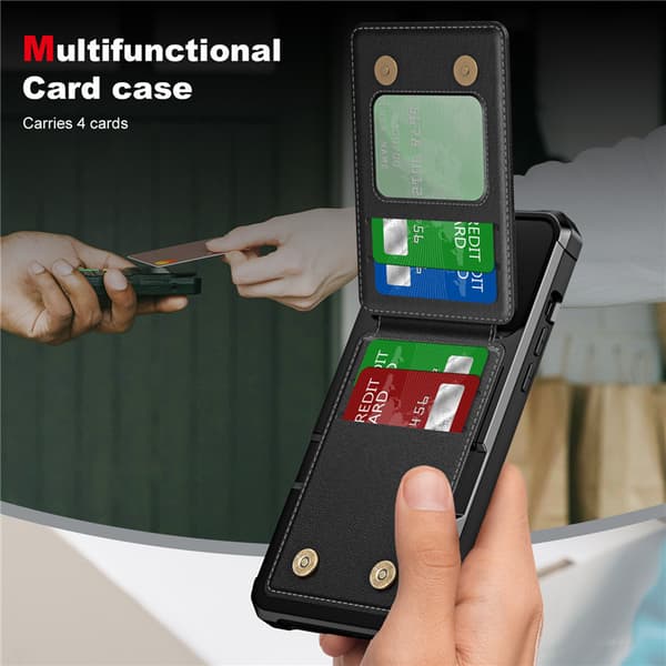 Pung-etui til iPhone 14 - Sort iPhone 14ProMax