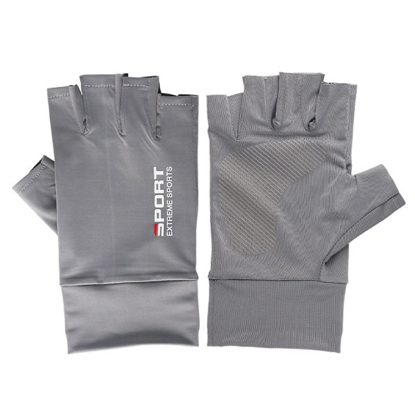 Half Finger kalastushanskat Grey Grey