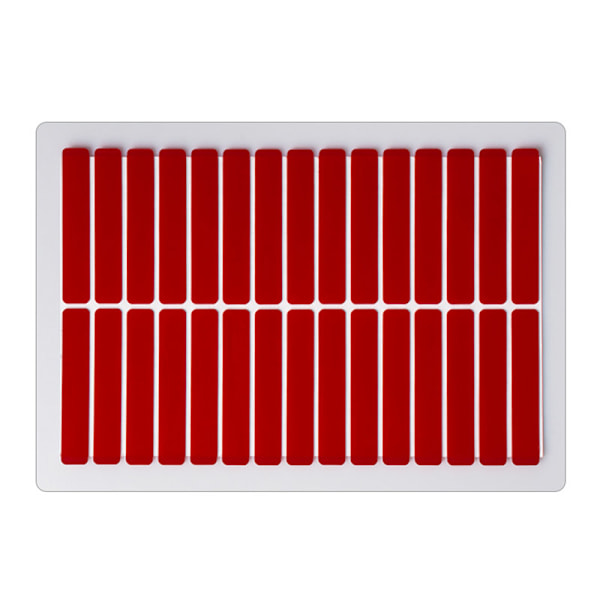 Dubbelhäftande tejpflikar för naglar, 60 mm x 10 mm, 30 st/ark, 10 ark