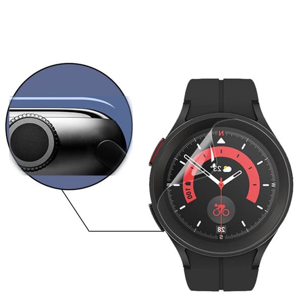 TPU Skärmskydd Kompatibelt med Garmin Forerunner 245 - Semi-Adsorptionspositionering (2-pack) för Repskydd och Klarhet