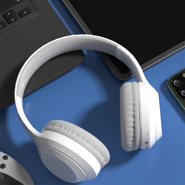 Trådlösa Bluetooth-hörlurar DR10 - Vitgrå