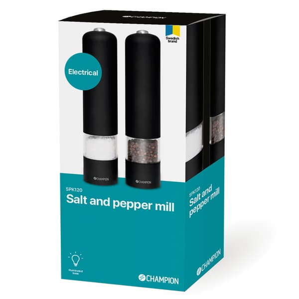 Salt- och Pepparkvarn SPK120 Mattsvart