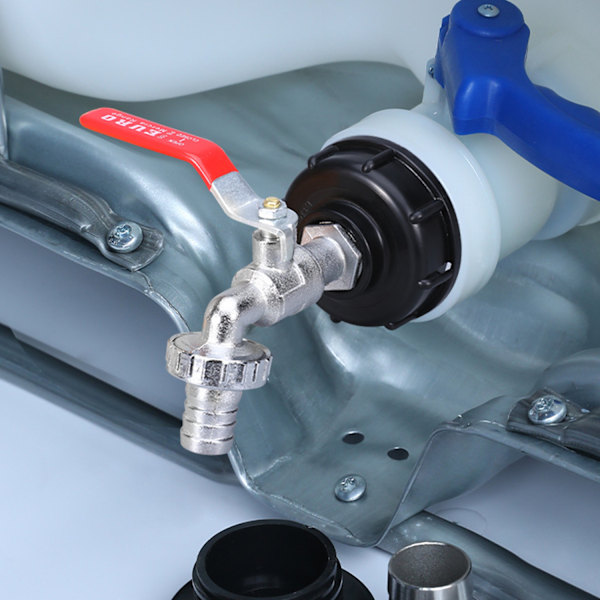 INF Kran med kranadapter till IBC tank 1/2 tums legeringskran