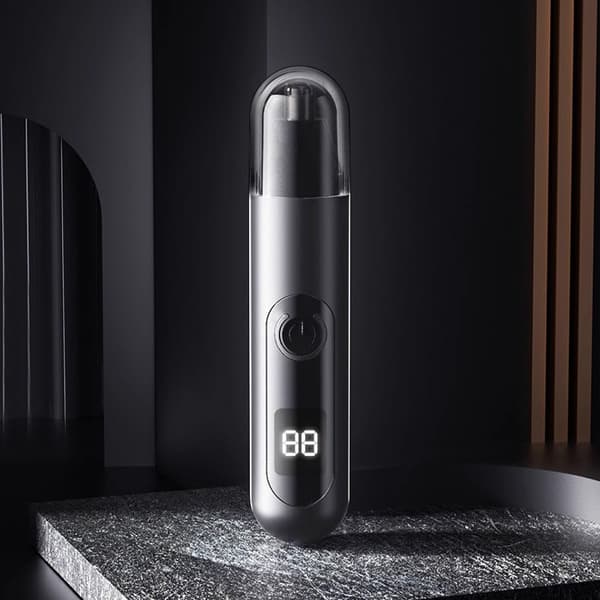 Silver Nose Hair Trimmer - Uppgraderad Modell