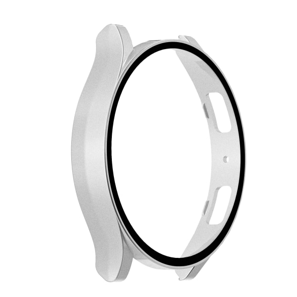 Smart klockfodral med skärmskydd för Samsung Galaxy Watch 6 Silv Silver 40 mm
