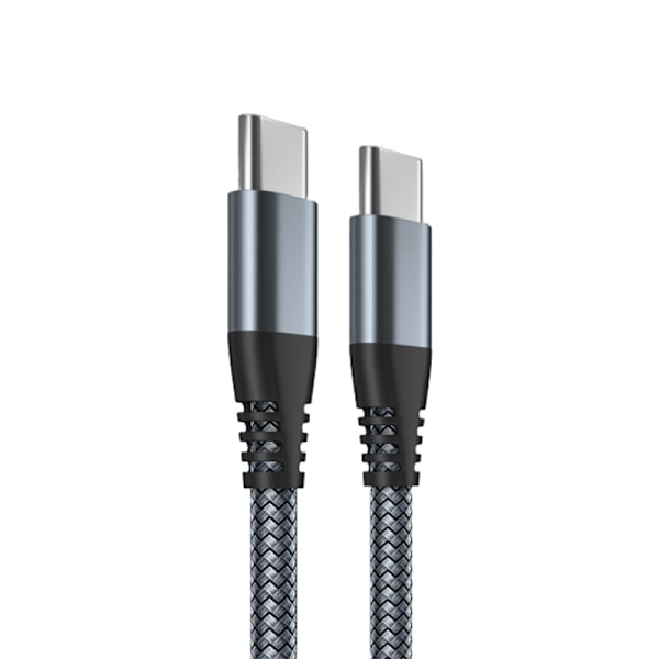 Type-c PD-pikalatausdatakaapeli, USB C - USB C -kaapeli Harmaa