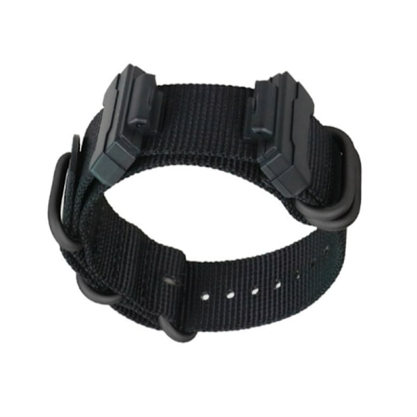 Casio G-SHOCK NATO GA110/DW5600 Nylon klockarmband Svart