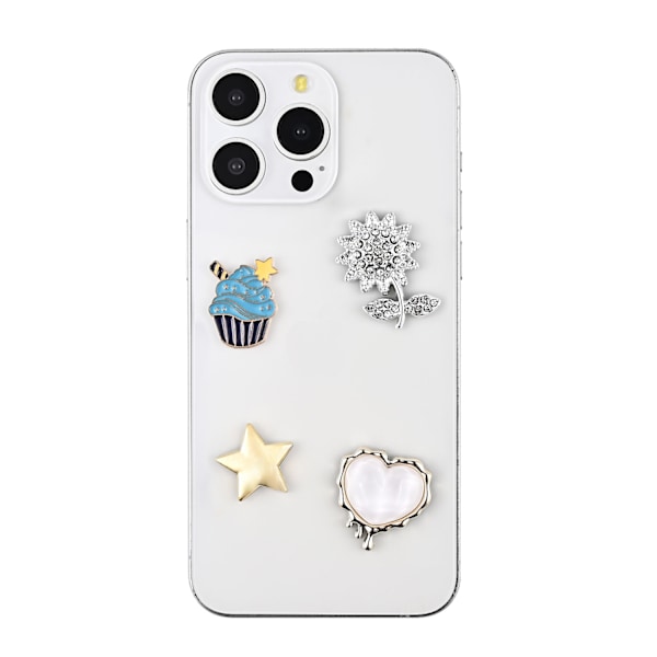 Charms Pimp Your Phone Metal og Plastik 4 stk