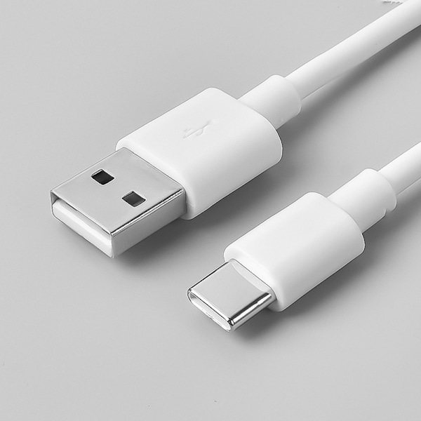 2-Pack 2M Micro USB -kaapeli, 2A:n pikalatauskaapeli Androidille Valkoinen