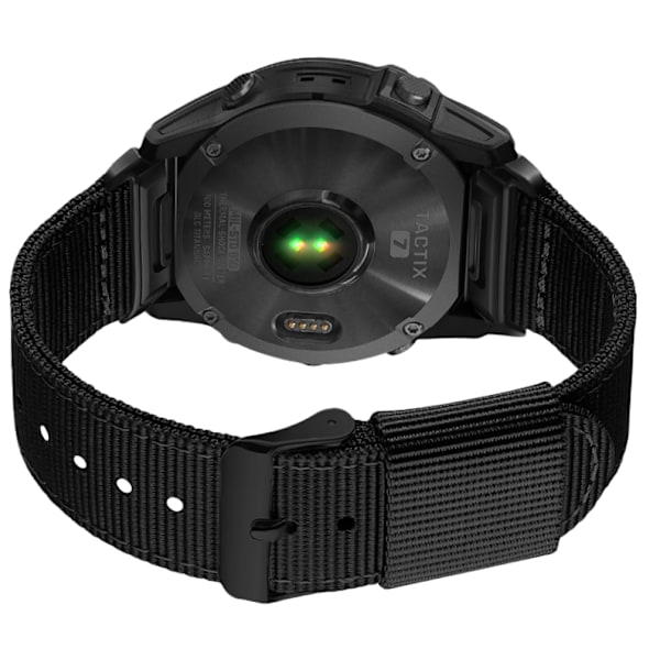 26MM Nylon Canvas Quick Release klockarmband för Garmin Fenix 8/7X Pro 22 mm
