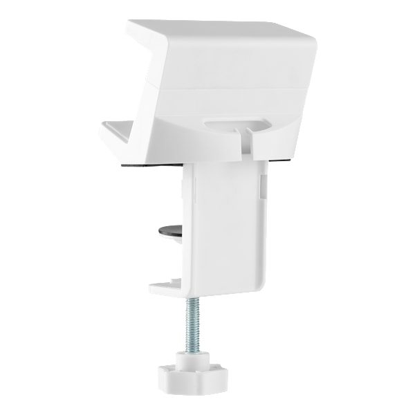 OFFICE Clamp-on power strip holder for desks, white