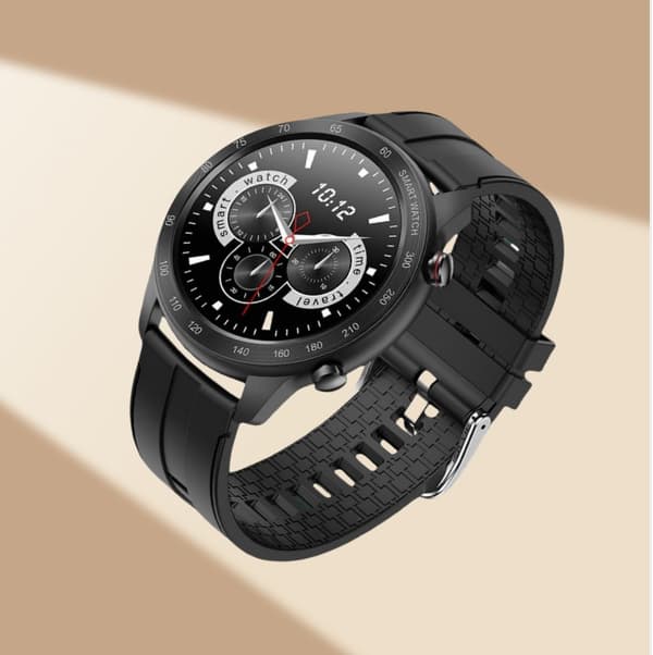 Elegant Sort MX5 Smartwatch med Bluetooth-opkald