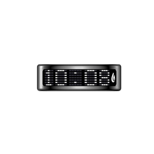 Smart Ring med Display och Laddningsfodral - Spåra Träning & Hälsa Black 12 Black 12