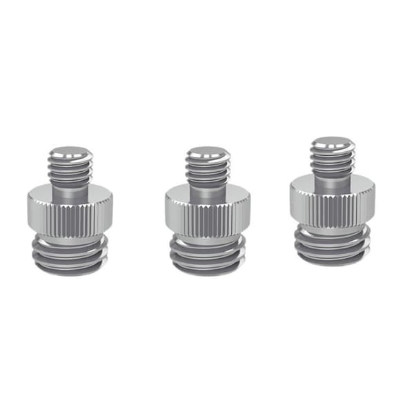 Stativadapter sæt på 5: 1/4-20 tommer til 5/8-11 tommer gevindadapter Silver 1/4-20 Silver