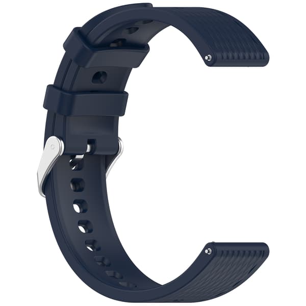 Stilfuld silikonerem til OPPO Watch X2 Mini (18mm) Blue Blue